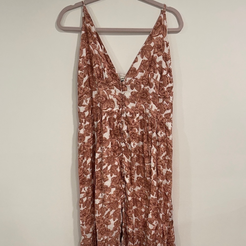 Rust Floral Midi - Picture 1 of 8